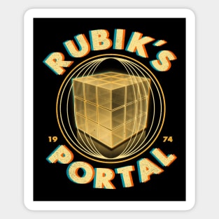 Rubiks Portal Sticker